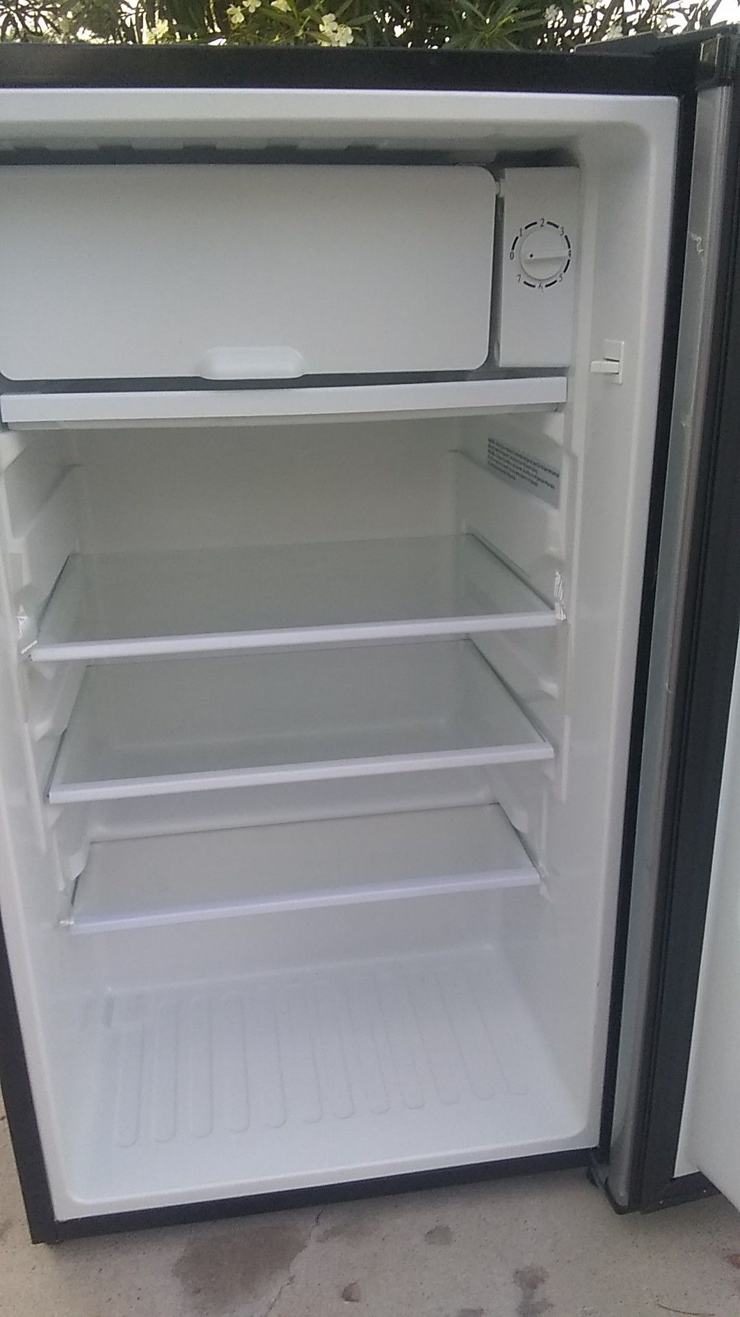 Magic Chef upright freezer and refrigerator