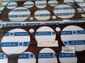 Dashboard decals
