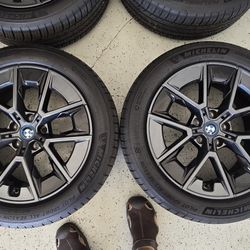 2023 BMW I4 RIMS and Tires 225/50 ZR 18 With MICHELIN TIRES