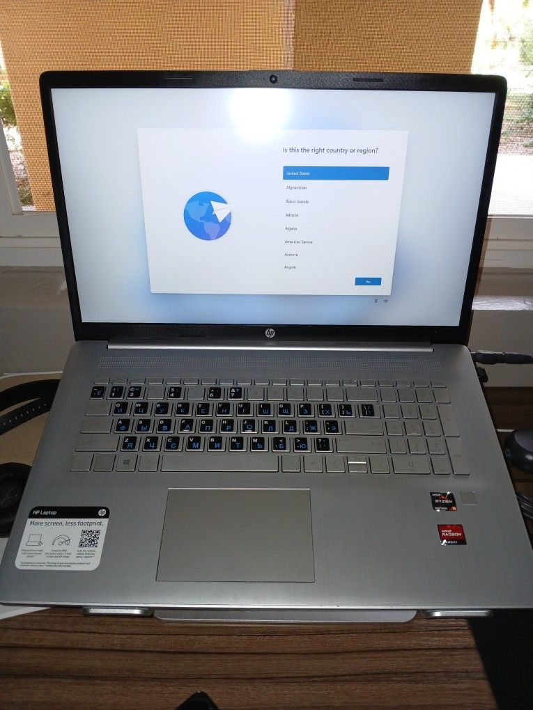 Excellent Condition HP Home & Business Silver Laptop(AMD Ryzen 5 5500U 6-Core)