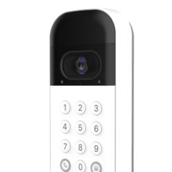 myQ Smart Garage Door Video Keypad—Featuring a Wide-Angle Camera, Custom Passcode Functionality, and Smartphone Control