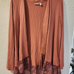 LOGO Lori Goldstein CARDIGAN XL 