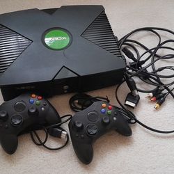 Original X-Box Console Bundle.