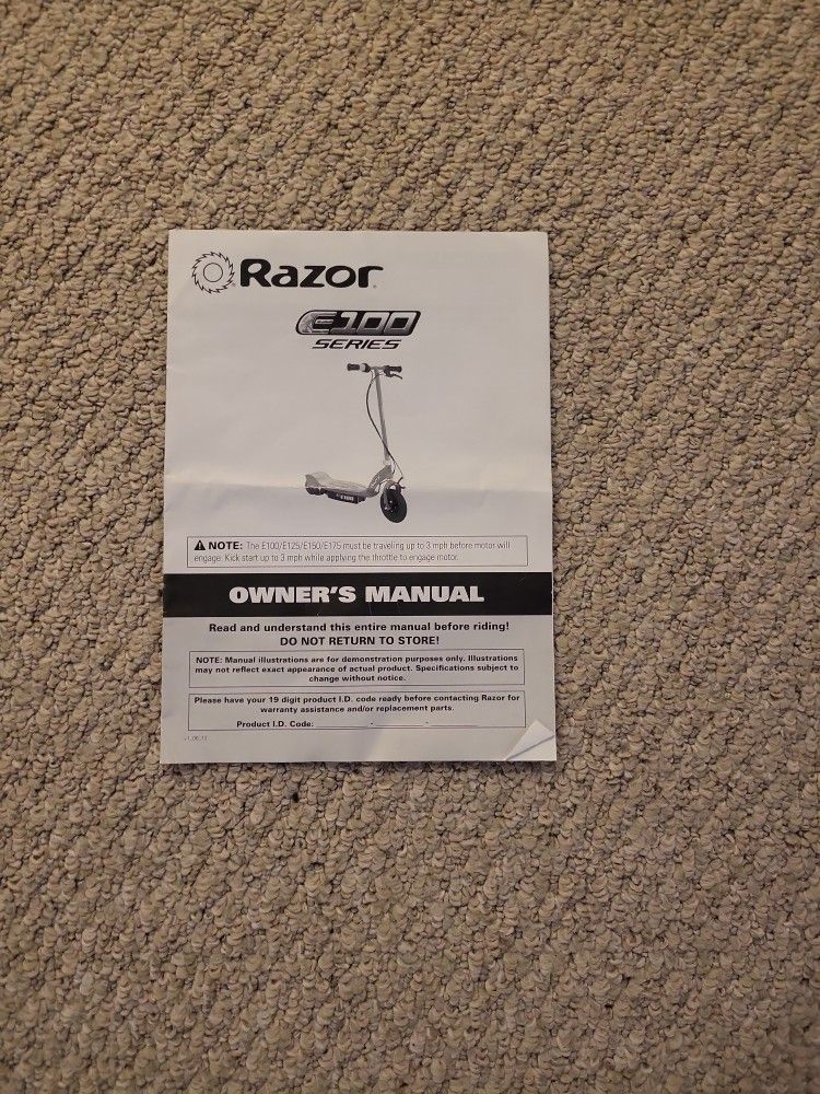 Razor E100 Series Scooter