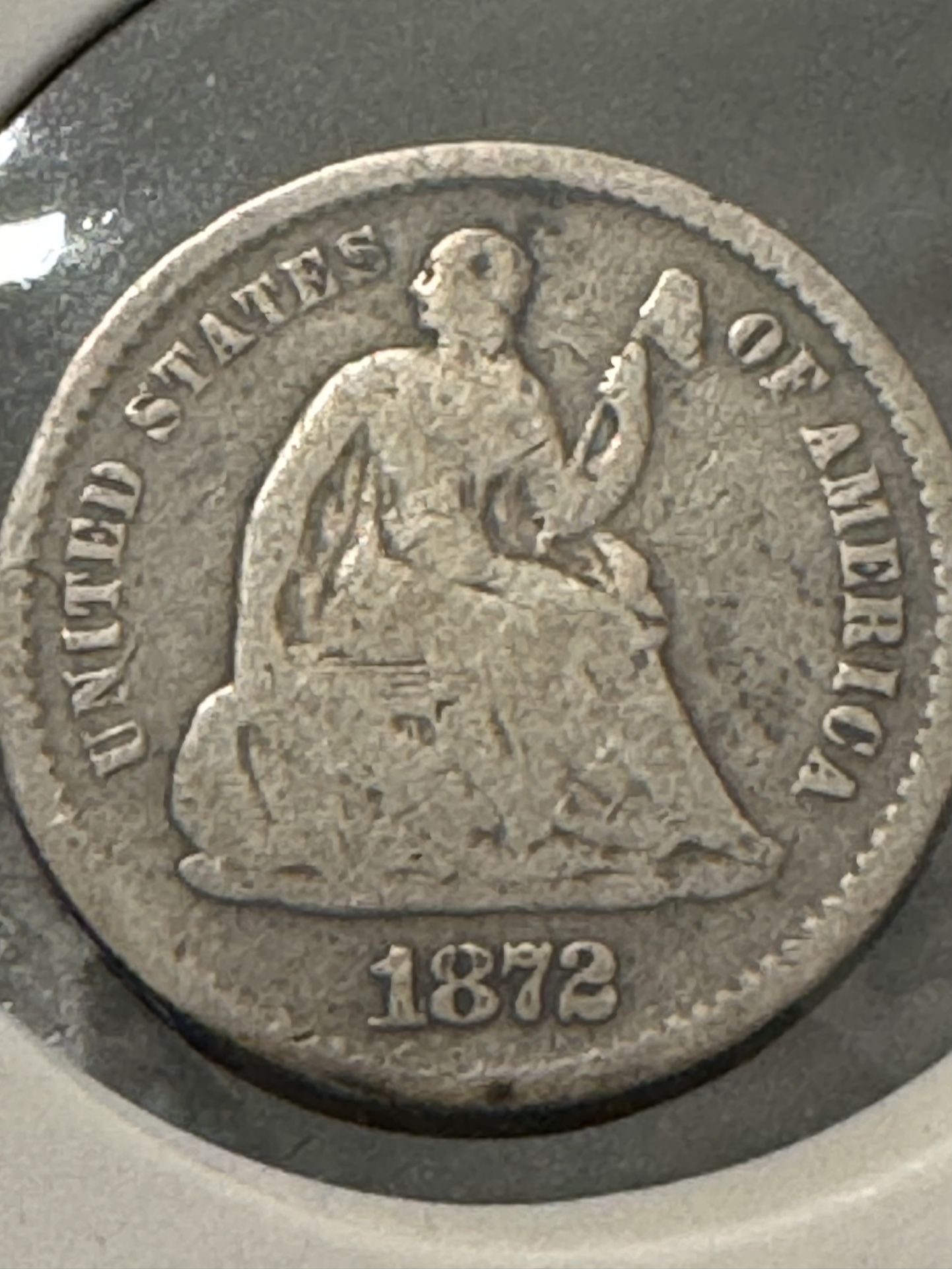 1872-S Liberty Seated Half Dime (RARE)