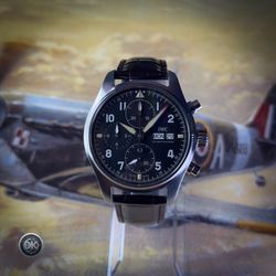 Precision Chrono DK🪐—IWC Pilot's Watch Chronograph Spitfire | Ref: IW387901 | Box & Papers | Excellent Condition