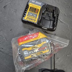 Dewalt FLEXVOLT 20V/60V MAX Lithium-Ion 6.0Ah Battery Pack and charger 
