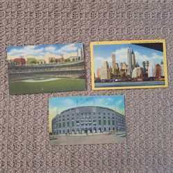 RETRO NYC LANDMARKS POSTCARDS SET