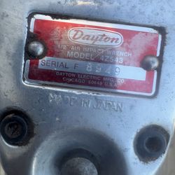 Dayton Pneumatic 1/2 Air Impact 