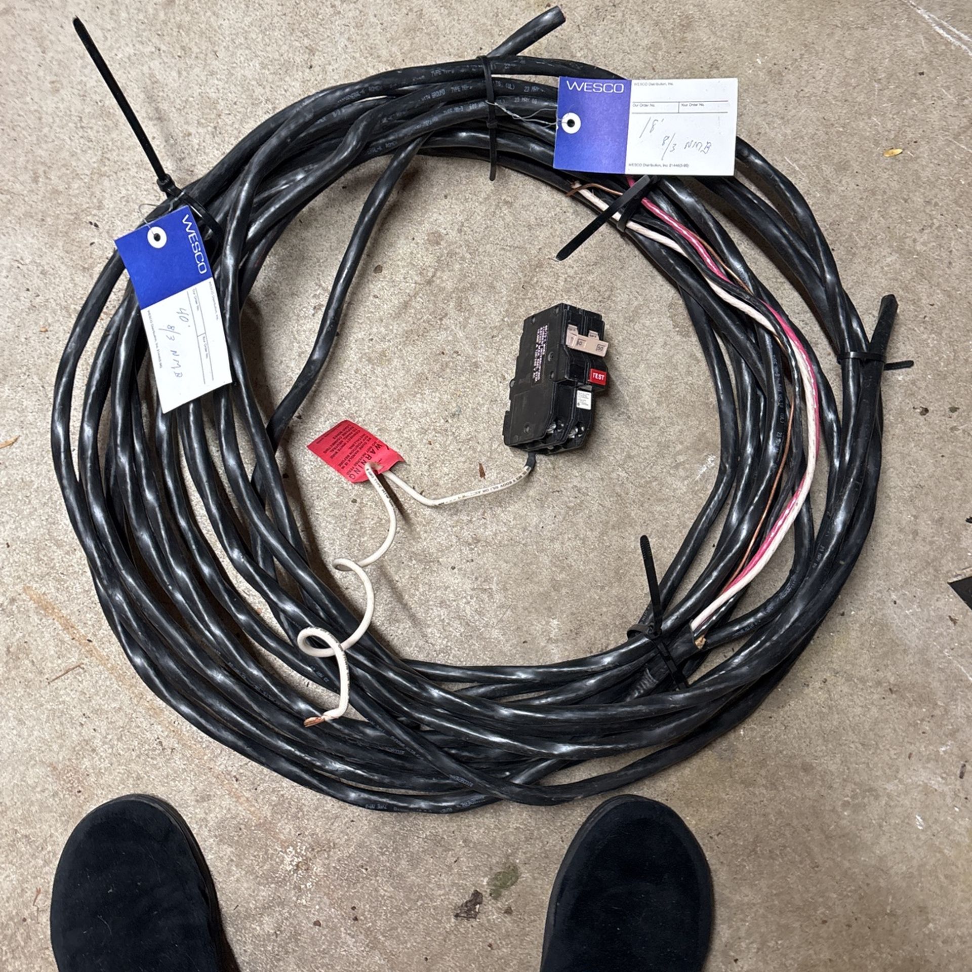 8/3NMB Rolex-58’ And a 2 Pole 50AMP CH GFI Breaker