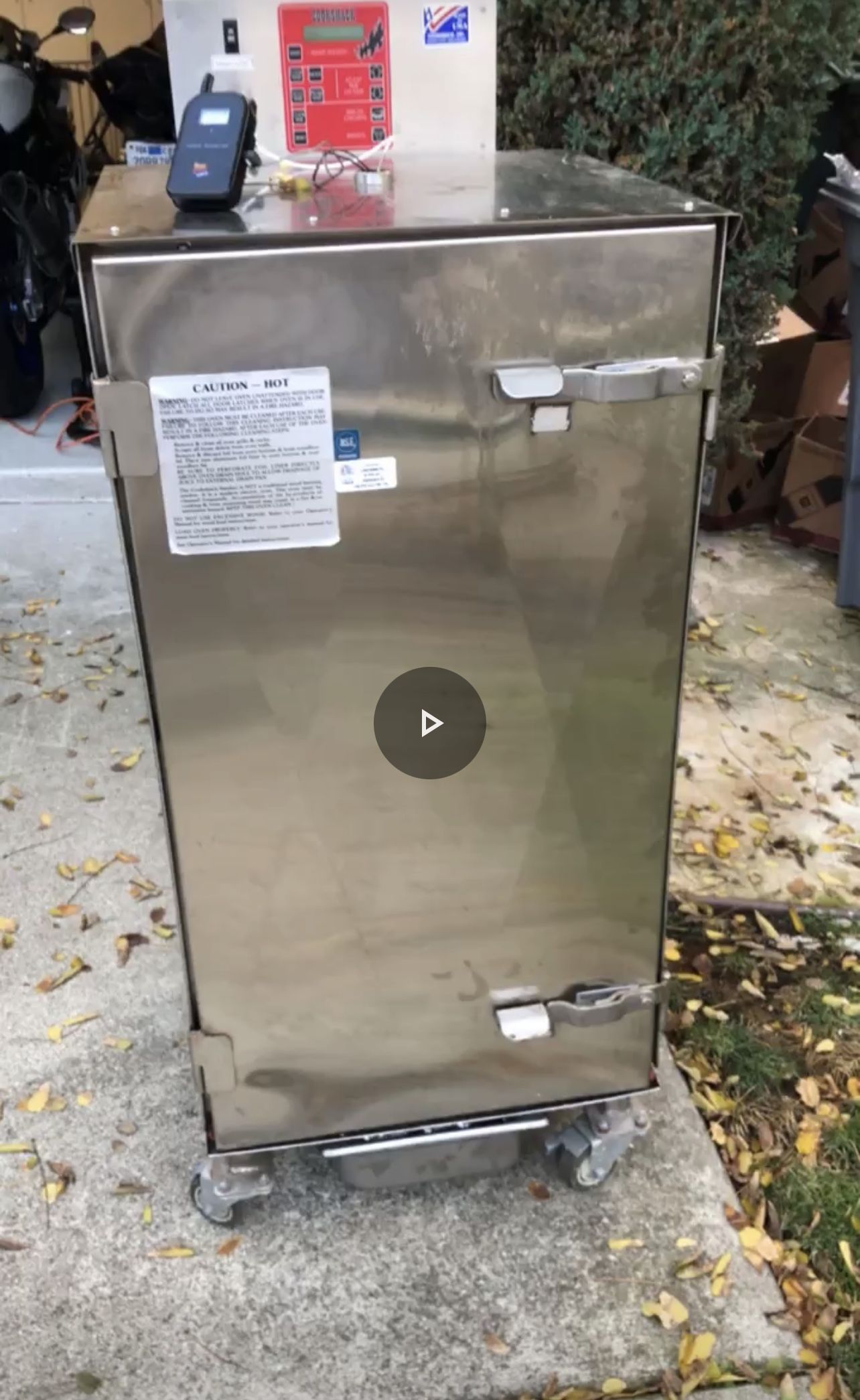 Cookshack SM160 Commercial Professional BBQ Smoker