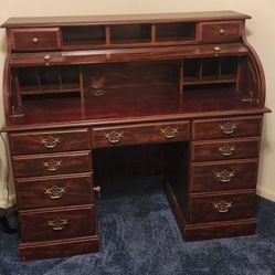 Antique Roll Top Desk