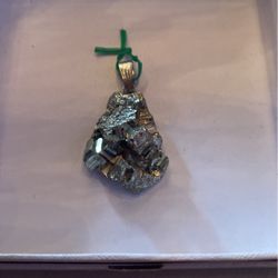 Pirite Stone Pendant Brings Money Good Luck