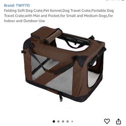 Twitto Folding Dog Carrier/kennel