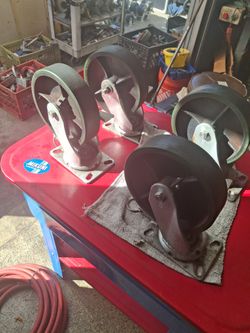  8"x 2"  Swivel Caster Wheels 1100 Lbs