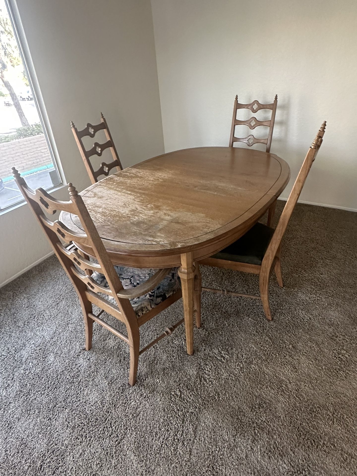 Dining Room Table And Five Chairs