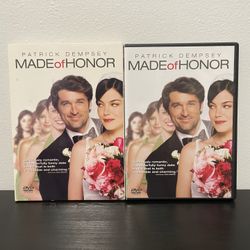 Made Of Honor DVD Movie Patrick Dempsey Romance Comedy Sony Slipcover 2008