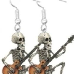 Halloween Themed Dangle Earrings, Fall Cute Ghost & Pumpkin & Skull & Cat Design Earrings, Fashion Jewelry Accessories for Women & Girls, Earrings for