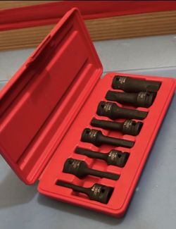 NEIKO Tools 1/2 in. Drive Metric Impact Allen-Bit Socket Set (8-Piece)