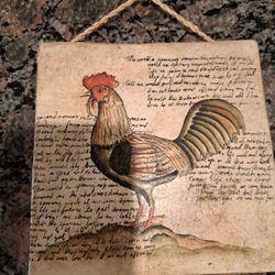 Ceramic  Chicken plaques 