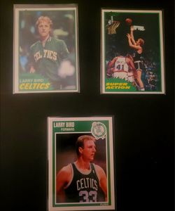 Larry Bird 3 card lot