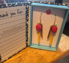 teachers or student earrings