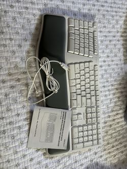 Ergonomic Rechargeable Bluetooth Keyboard New