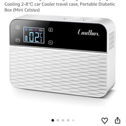 Insulin travel fridge,Mini Drug Refrigerator Keeping Cooling 2-8℃ car Cooler travel case, Portable Diabetic Box (Mini Celsius)