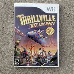 THRILLVILLE OFF THE RAILS NINTENDO WII GAME