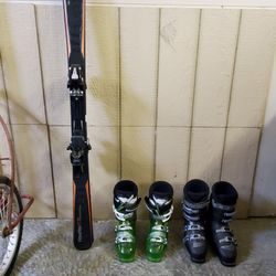 SKIS & SKI BOOTS 