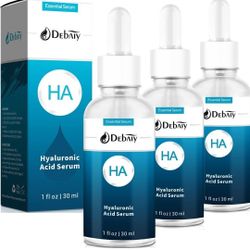 DEBAIY 3 Pack Hyaluronic Acid Serum for Face Moisturizing Anti Aging Serum (1Fl.Oz/30ml)

