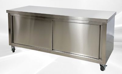 NSF 72in Stainless Steel Work Prep Table Cabinet HT-S-1800