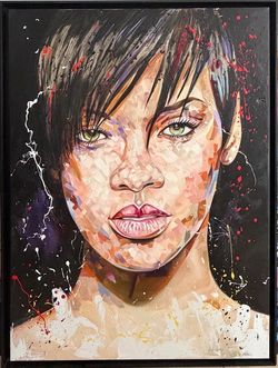 Carlos Cardona “Rhianna I” Original Painting 44x58