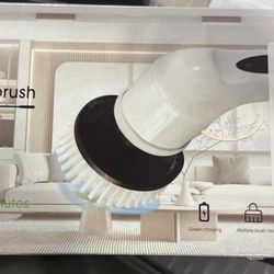 Cordless Electric Spin Scrubber, 9 Brush Heads, 2-Speed Motor Floor cleaning, bathroom scrubber