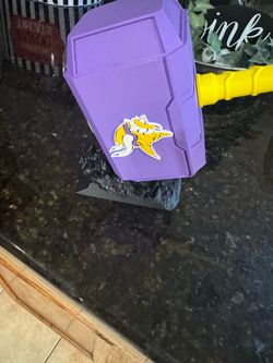 3d Vikings THOR hammer with stand