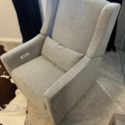 Baby letto crate and barrel reclining nursery chair