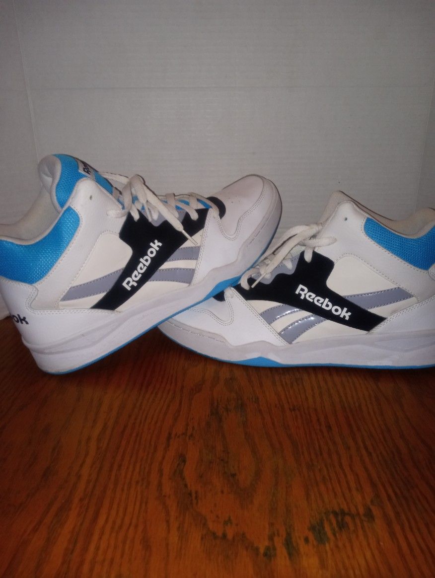 Reebok 11 1/2 Royal Blue/White/Black Fv3177 Worn (2)Times Still Like New $75 Firm Look Below π