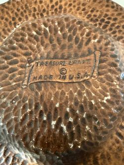 Vintage Treasure Craft Las Vegas Casino Souvenir Dish 8.25 In