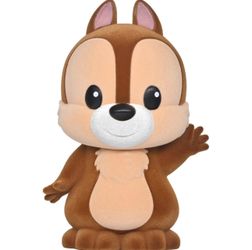 Chip and Dale Chip Waving Flocked PVC Figural Bank