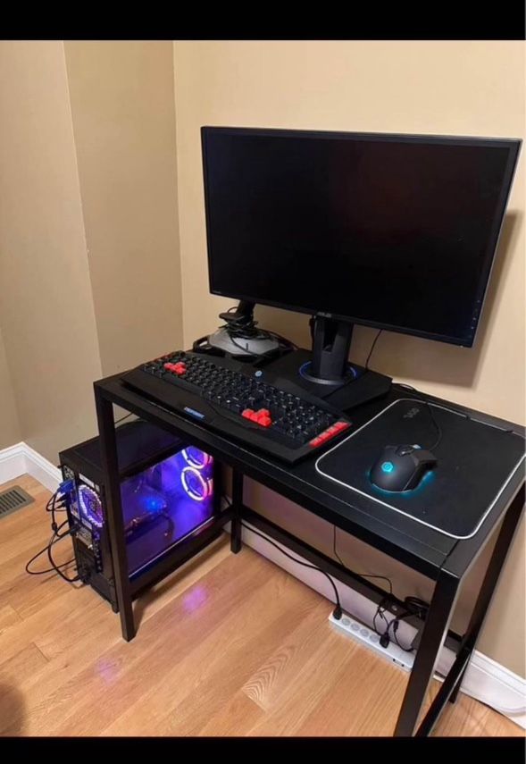 Gaming Computer And Monitor
