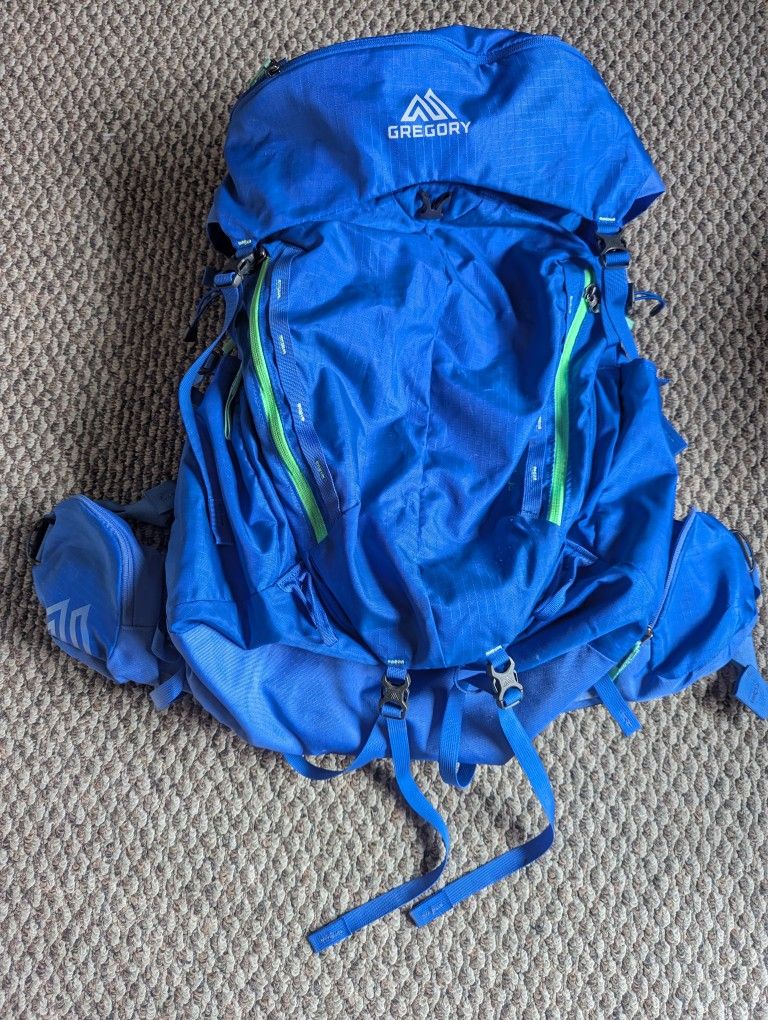 Women's Small 70L Hiking Backpack Gregory Amber Camping Bag Pack REI Osprey Arc'teryx North Face Big Agnes MSR Ultralight Adjustable Frame Deuter ULA