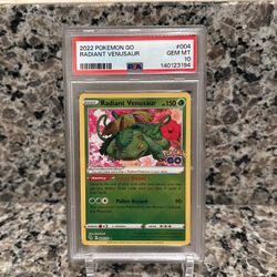 2022 Pokemon GO Radiant Venusaur #004 PSA 10 Gem Mint