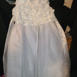 White Baptism Or Formal Girls Dress