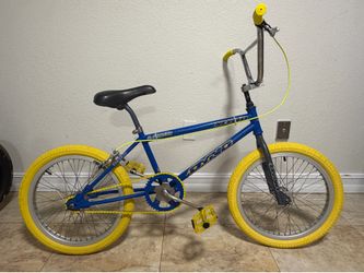 Dyno Nitro BMX 20” Custom Blue & Yellow Old School Freestyle Bike