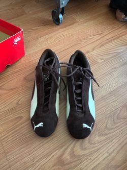 Puma brand new sneakers suede brown size 10.5