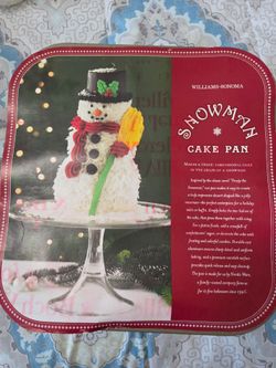 Williams Sonoma Snowman Cake Pan