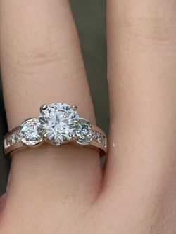  18KT WG 2.03CTW VS1 Lab Diamond Engagement Ring - IGI Certified