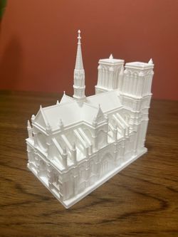 Notre dame 3d printed