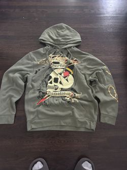 Ed Hardy Hoodie Med Brand New