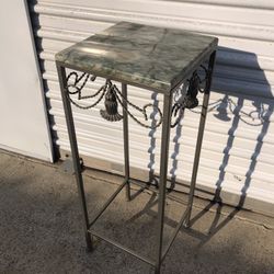  Marble Top Side Table / Plant  Holder